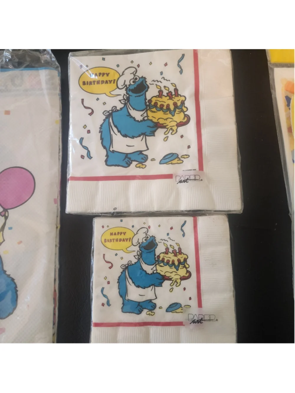 Vintage Sesame Street Birthday Party Supplies Lot – NOS